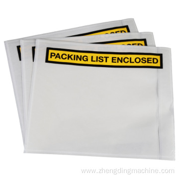 Mailing Bag Packing List Envelope Bag Making Machine